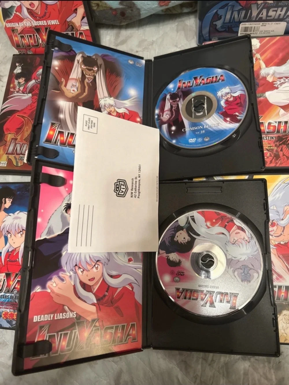 12 Japanese Inu Yasha DVD’s